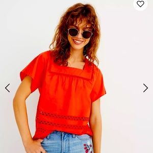 Madewell Eyelet Angelica Top